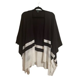 lauren ralph lauren striped ruana